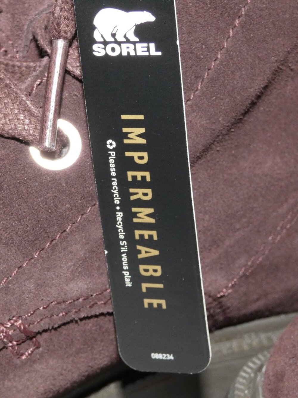 NEW Sorel Brown Suede Waterproof Lace Up Boots Youth size 5 - Picture 5 of 10